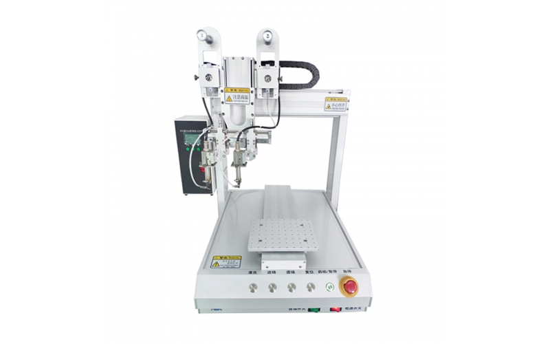 米恩HXJ441S四軸單平臺雙焊頭自動焊錫機(jī)