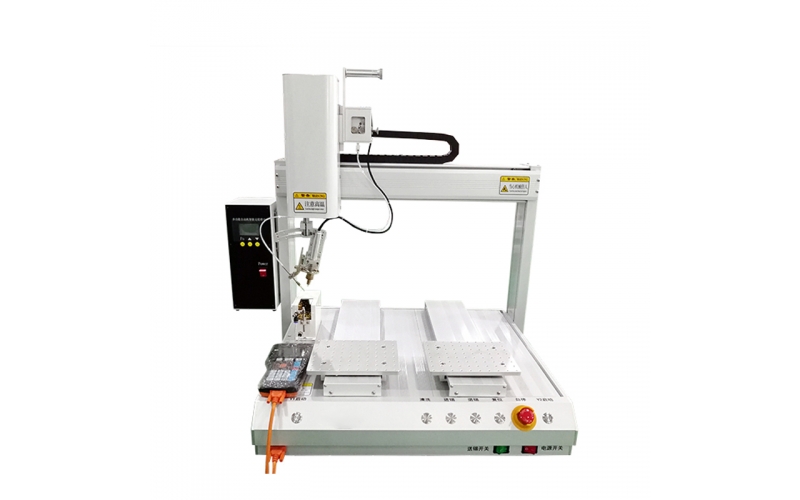 米恩HXJ5331R五軸雙平臺帶旋轉(zhuǎn)自動焊錫機(jī)